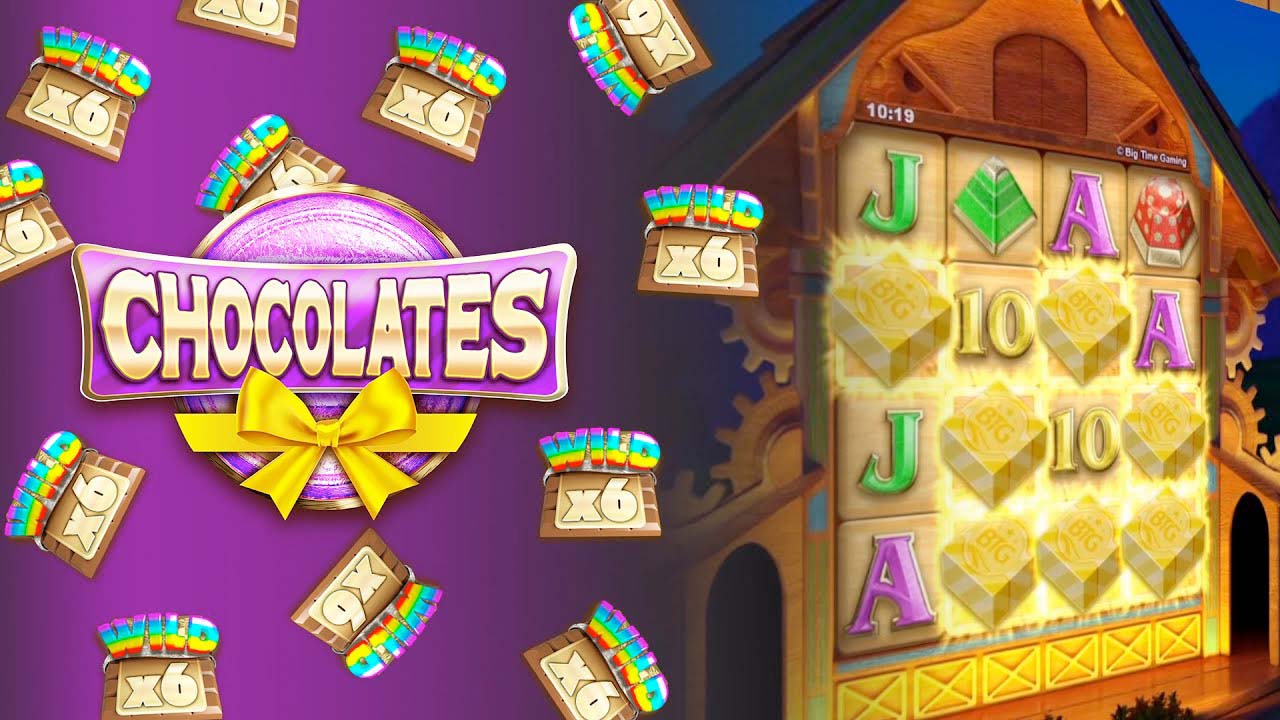 Screenshot of the Chocolates slot by Big Time Gaming