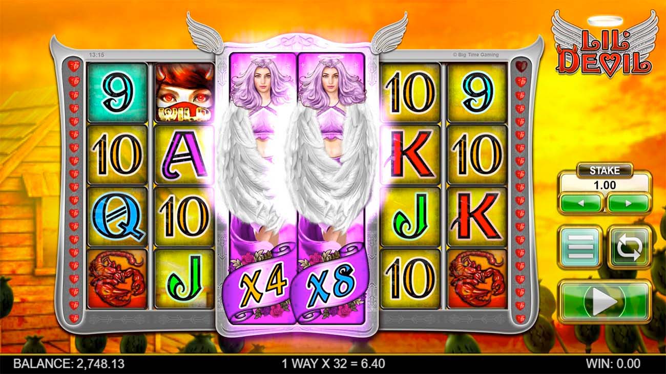 Screenshot of the Lil Devil slot by Big Time Gaming