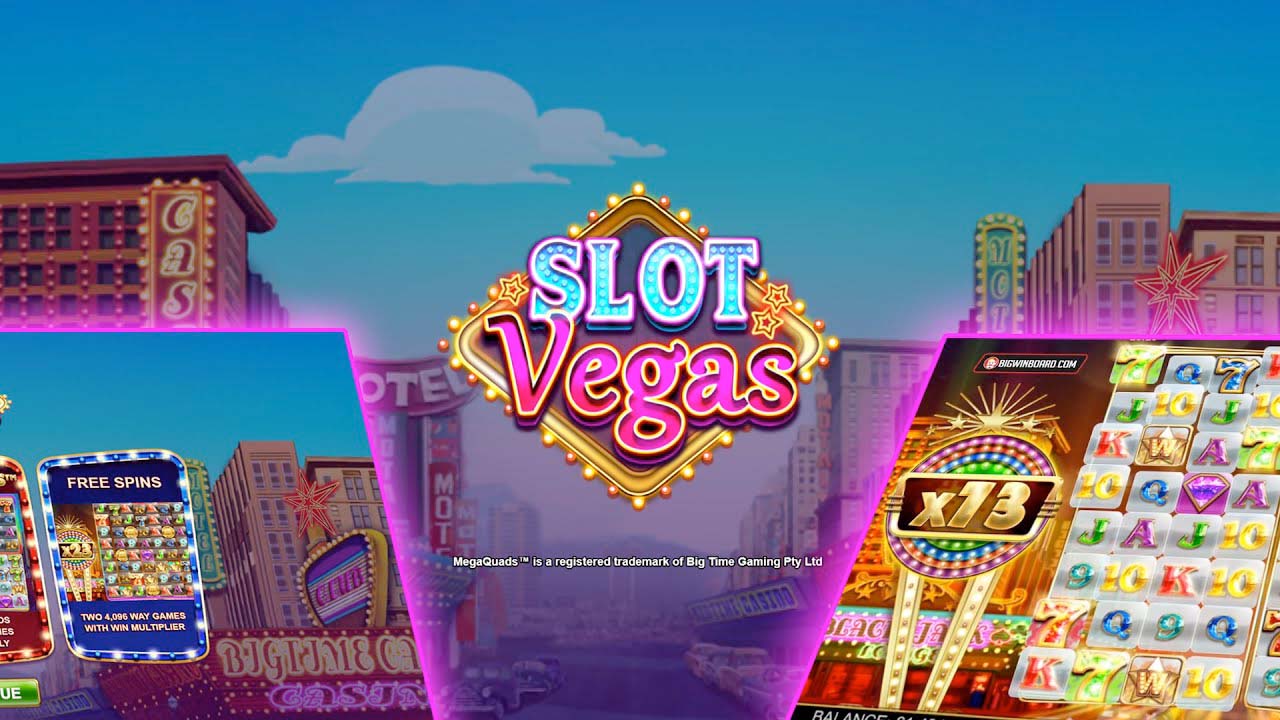 Screenshot of the Slot Vegas Megaquads slot by Big Time Gaming