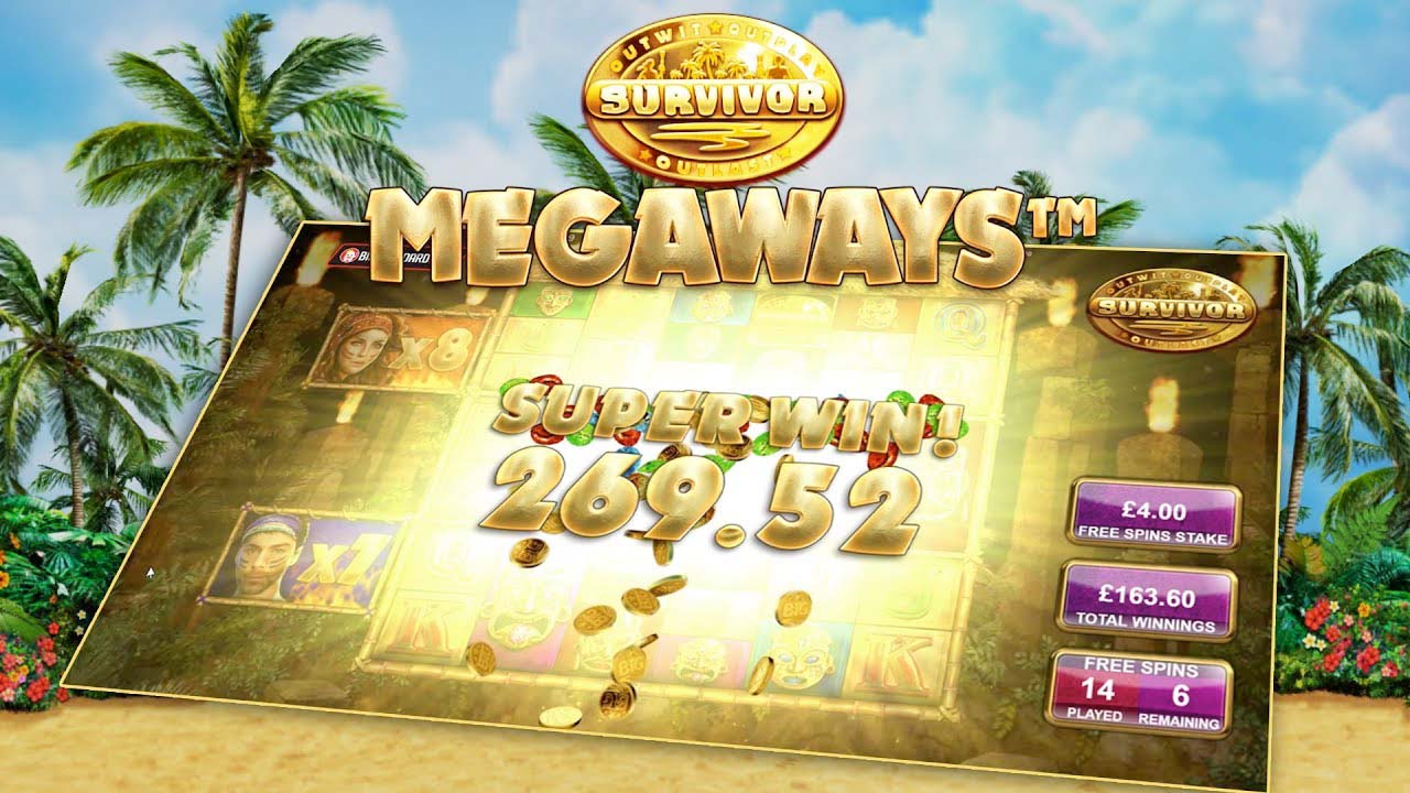 Screenshot of the Survivor Megaways slot by Big Time Gaming