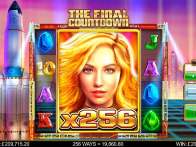 Screenshot of the The Final Countdown slot by Big Time Gaming