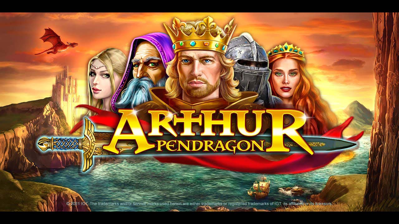Screenshot of the Arthur Pendragon slot by IGT