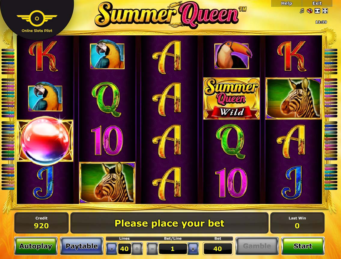 Screenshot of the Autumn Queen slot by IGT