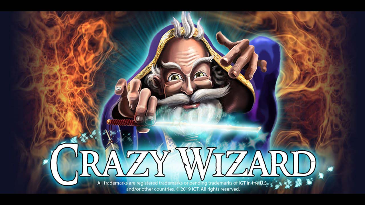 Screenshot of the Crazy Wizard slot by IGT