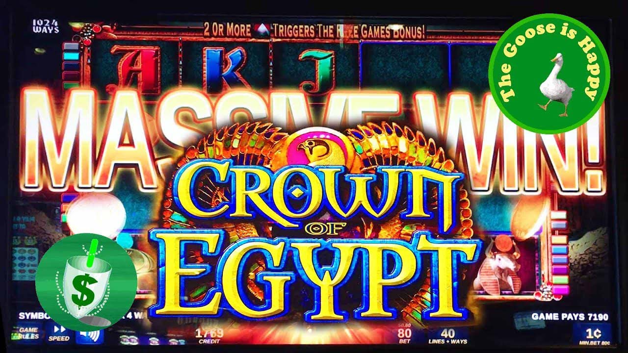 Screenshot of the Crown of Egypt slot by IGT