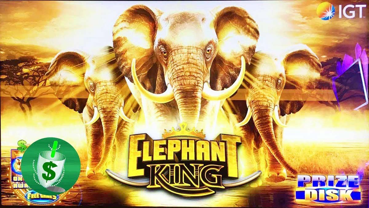 Screenshot of the Elephant King slot by IGT