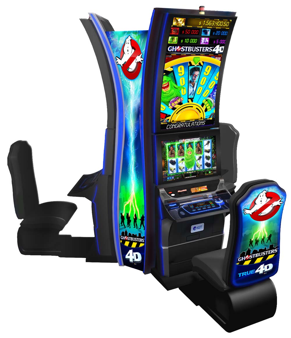 Screenshot of the Ghostbusters Triple Slim slot by IGT