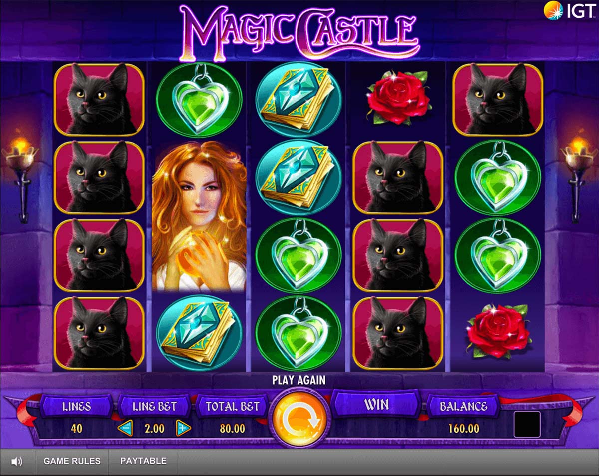 Screenshot of the Magic Castle slot by IGT