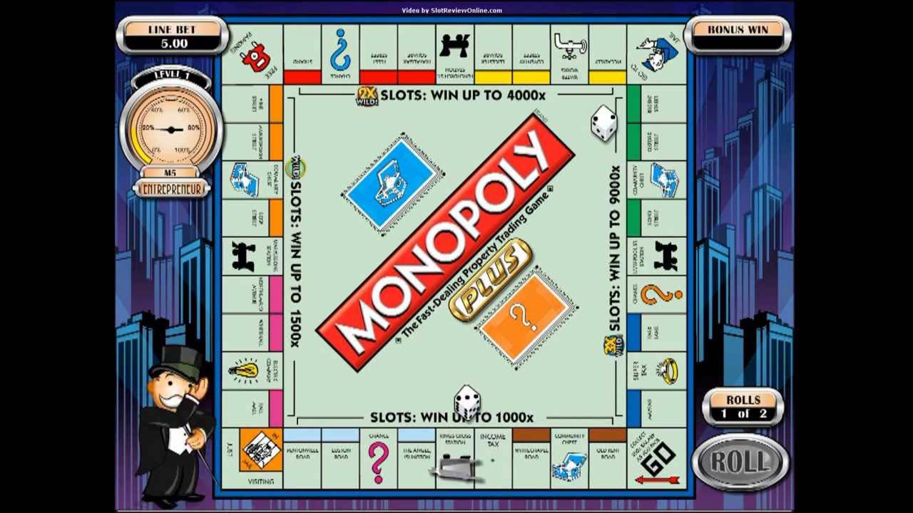 Screenshot of the Monopoly slot by IGT