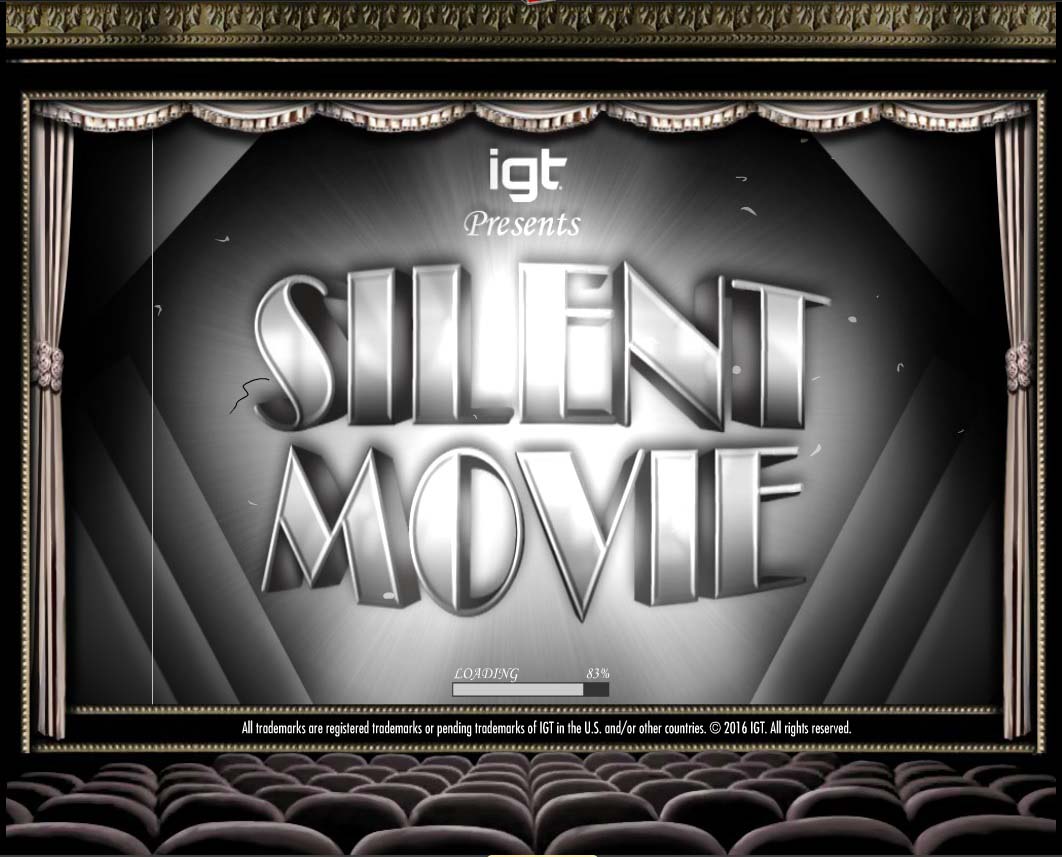Screenshot of the Silent Movie slot by IGT