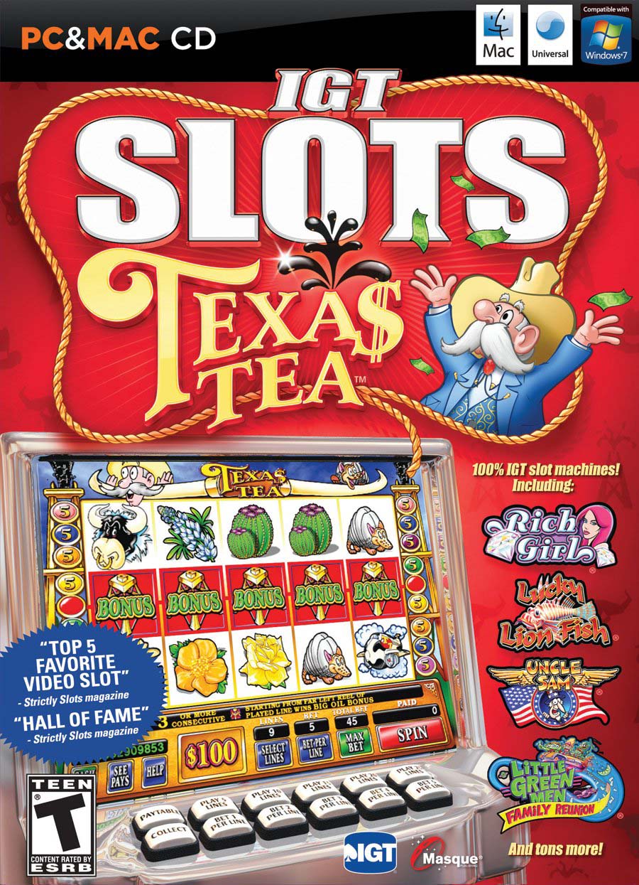 Screenshot of the Texas Tea slot by IGT