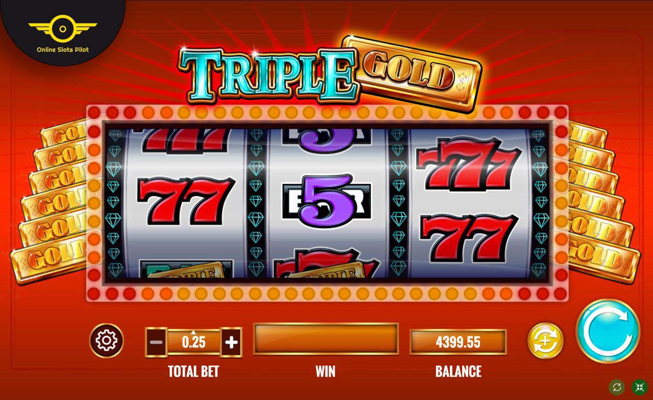 Screenshot of the Triple Gold slot by IGT