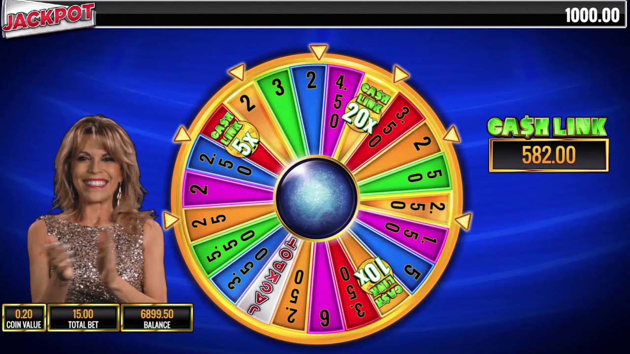Screenshot of the Wheel of Fortune Ruby Riches slot by IGT