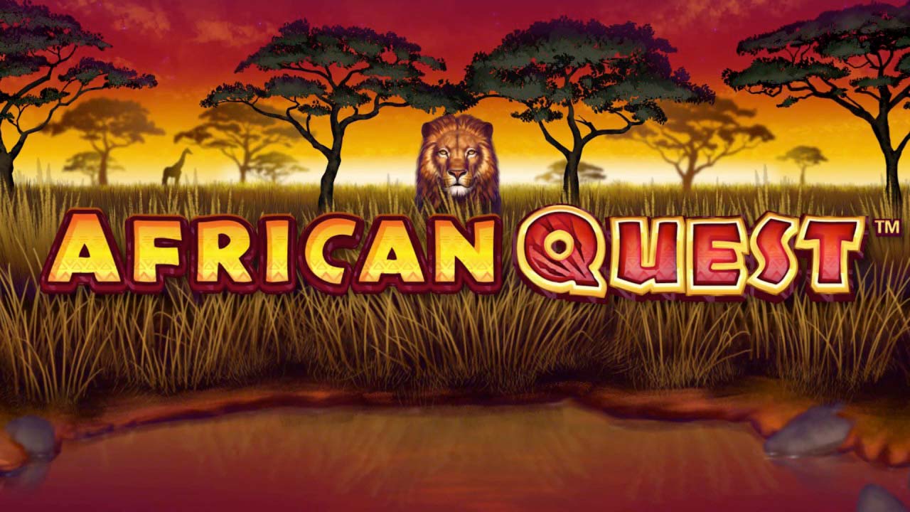 Screenshot of the African Quest slot by Microgaming