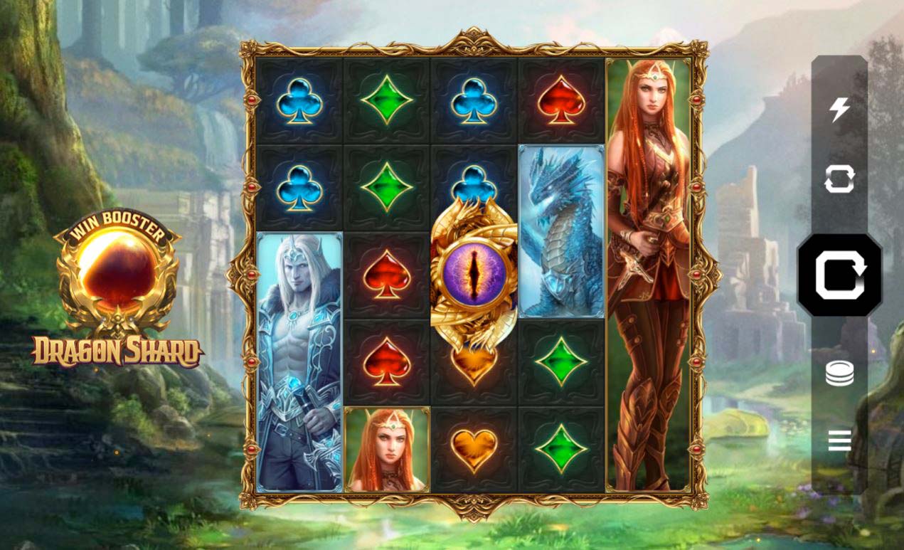 Screenshot of the Dragon Shard slot by Microgaming