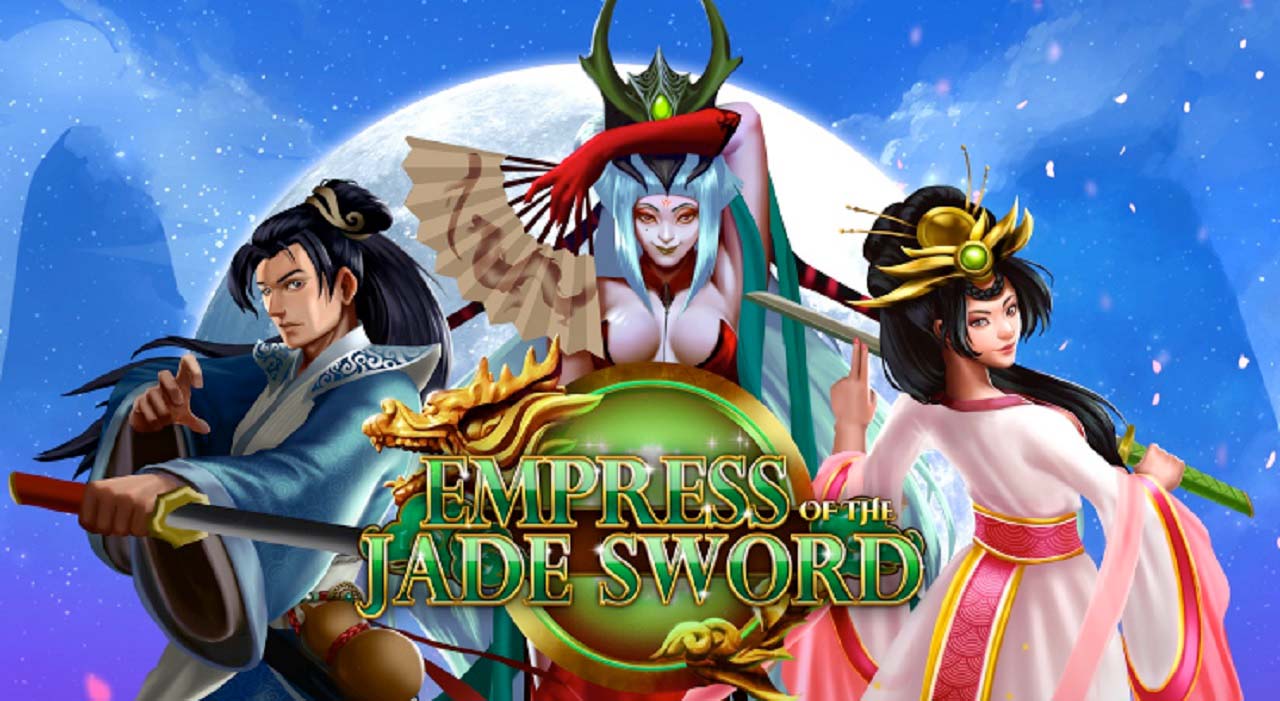 Screenshot of the Empress of the Jade Sword slot by Microgaming