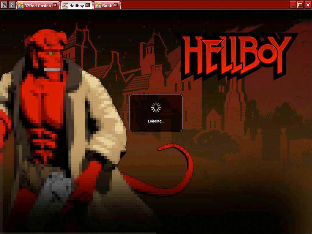 Screenshot of the Hellboy slot by Microgaming