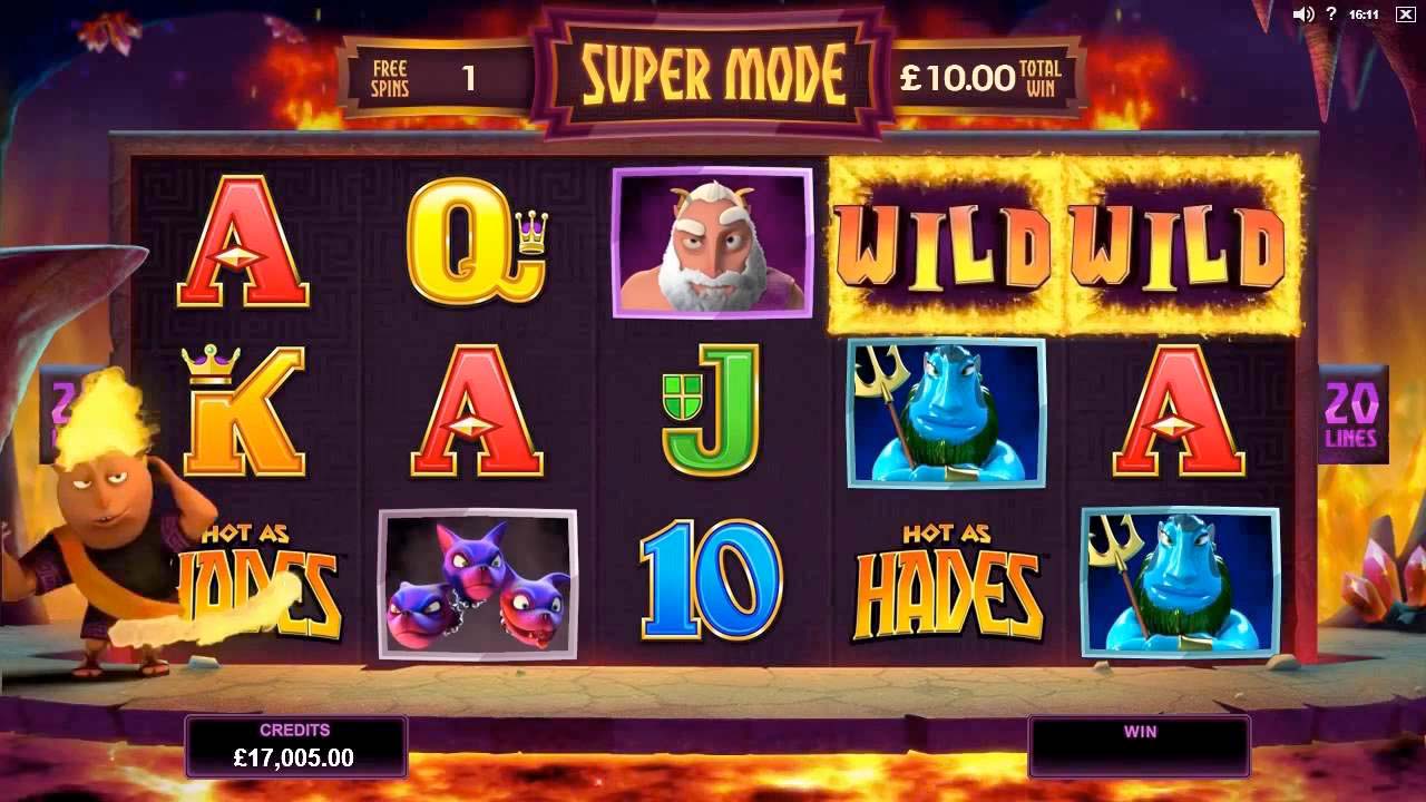 Screenshot of the Hot as Hades slot by Microgaming