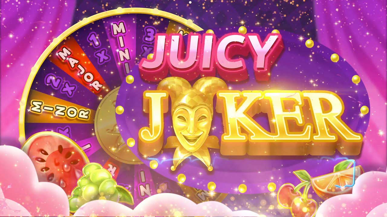 Screenshot of the Juicy Joker Mega Moolah slot by Microgaming