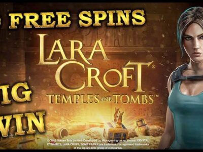 Screenshot of the Lara Croft: Temples and Tombs slot by Microgaming