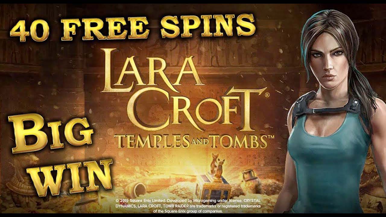 Screenshot of the Lara Croft: Temples and Tombs slot by Microgaming