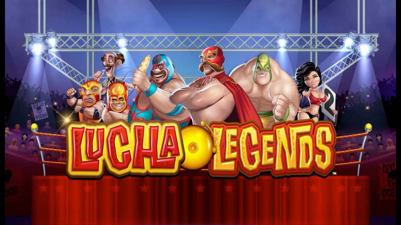 Screenshot of the Lucha Legends slot by Microgaming