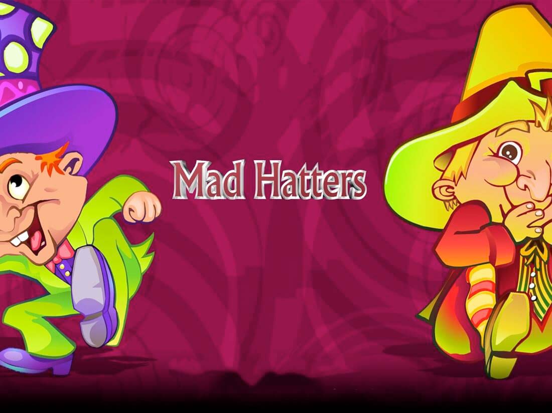 Screenshot of the Mad Hatters slot by Microgaming