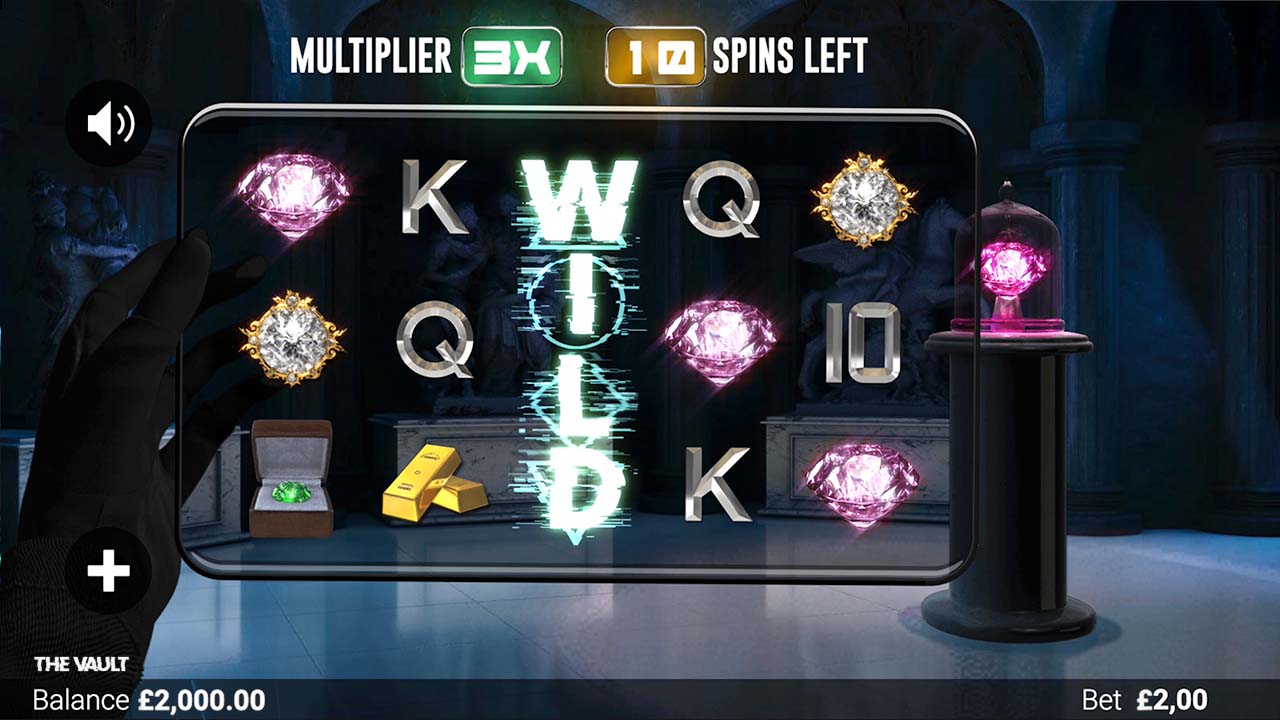Screenshot of the The Vault slot by Microgaming