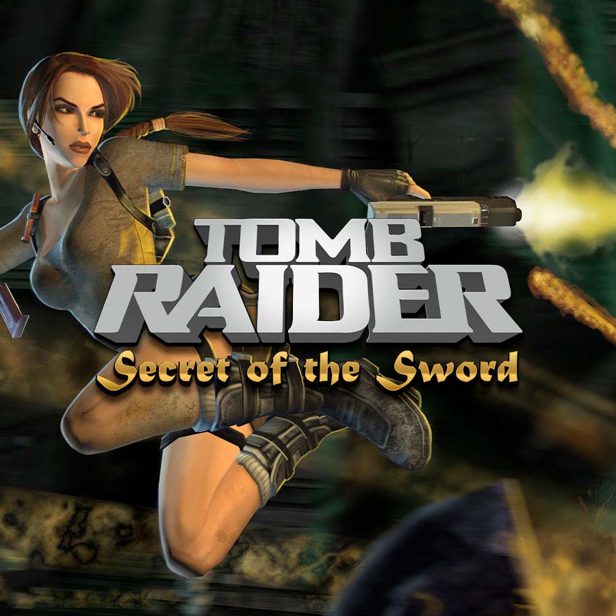 Screenshot of the Tomb Raider Secret of the Sword slot by Microgaming