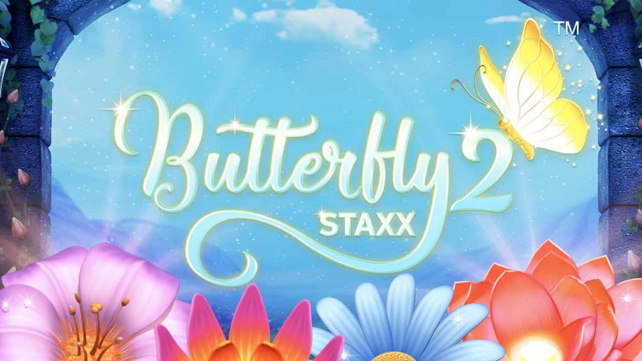 Screenshot of the Butterfly Staxx 2 slot by NetEnt