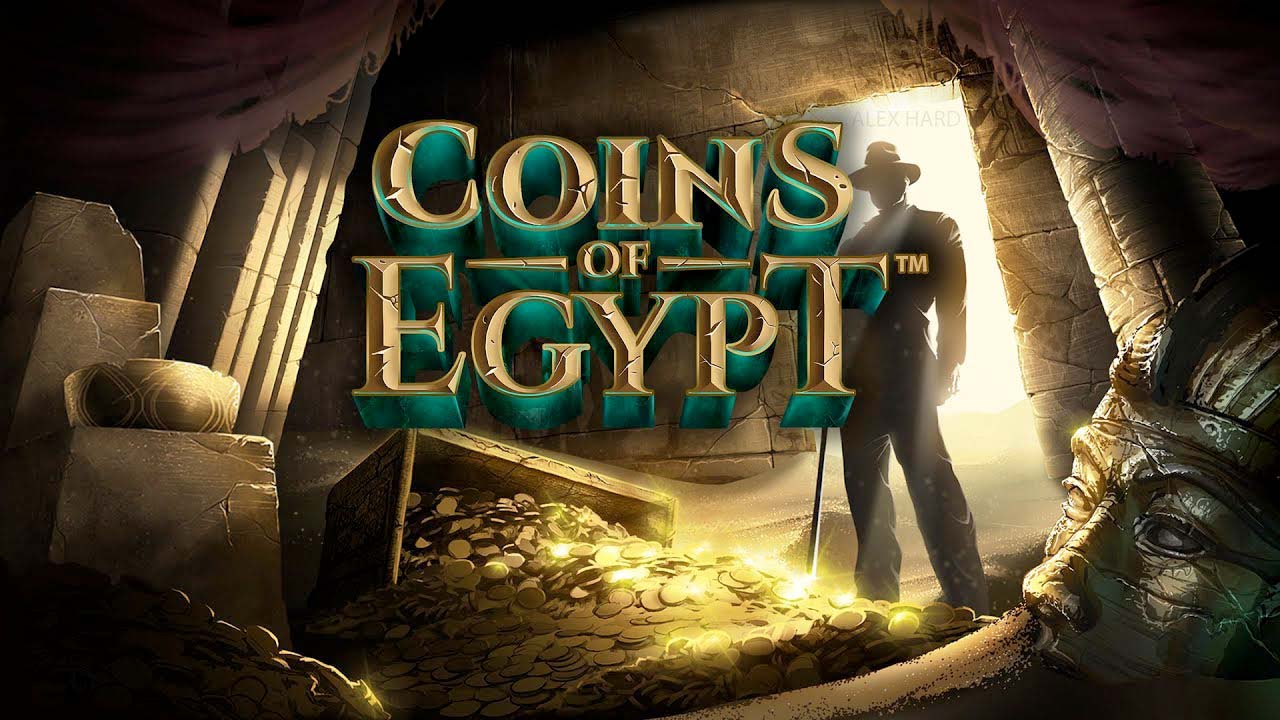 Screenshot of the Coins of Egypt slot by NetEnt