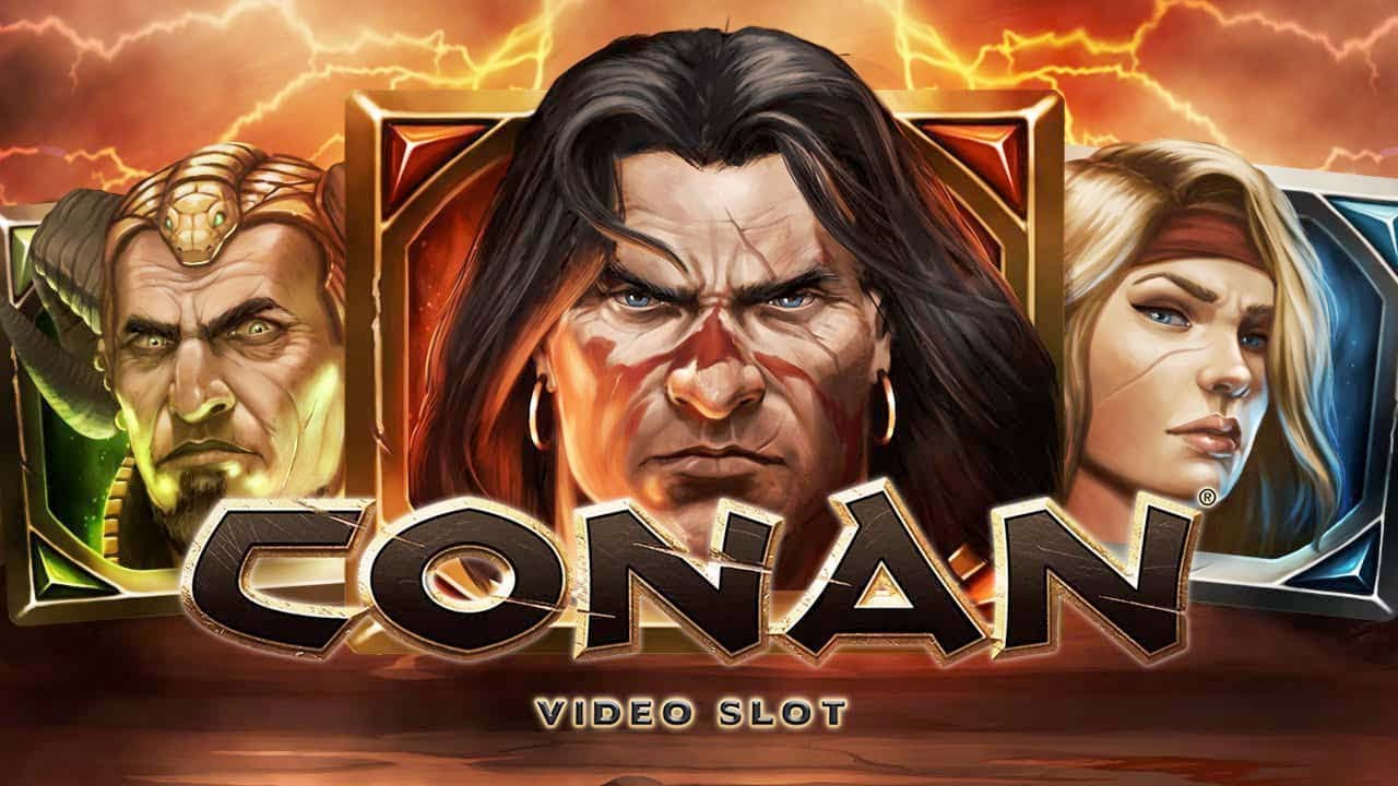 Screenshot of the Conan slot by NetEnt