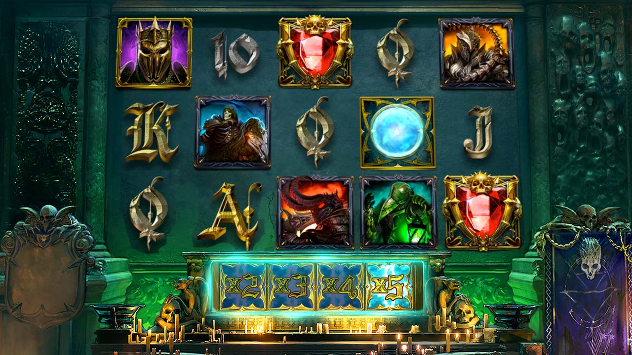 Screenshot of the Dark King: Forbidden Riches slot by NetEnt