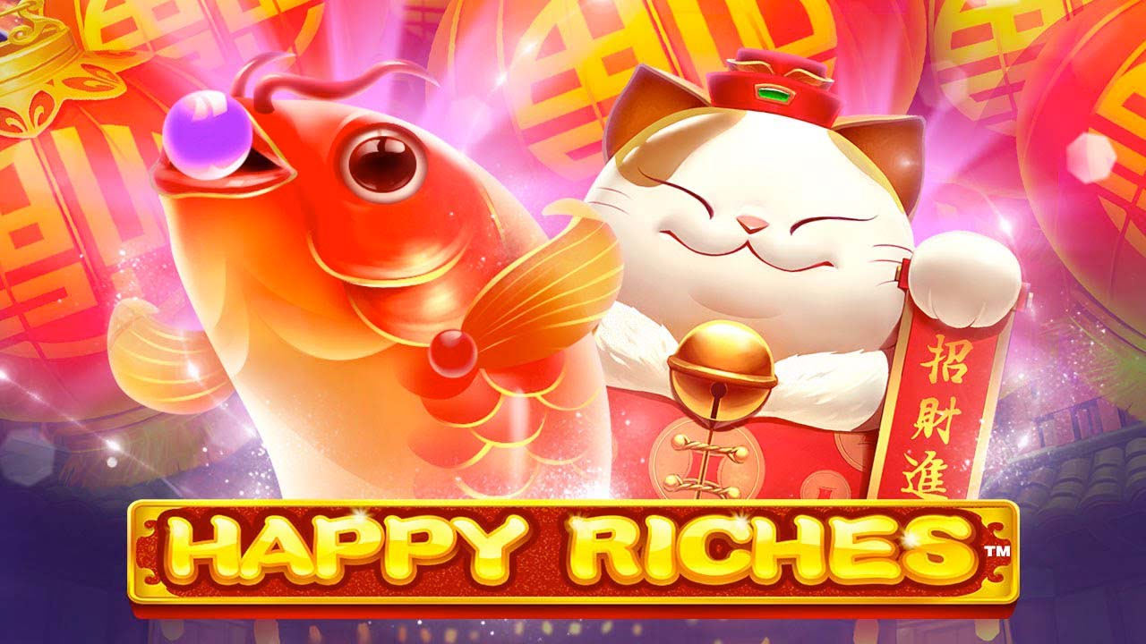 Screenshot of the Happy Riches slot by NetEnt