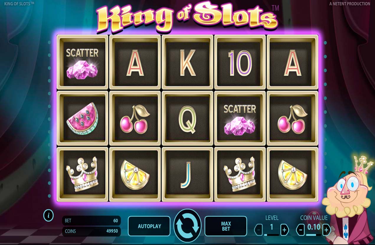Screenshot of the King of Slots slot by NetEnt