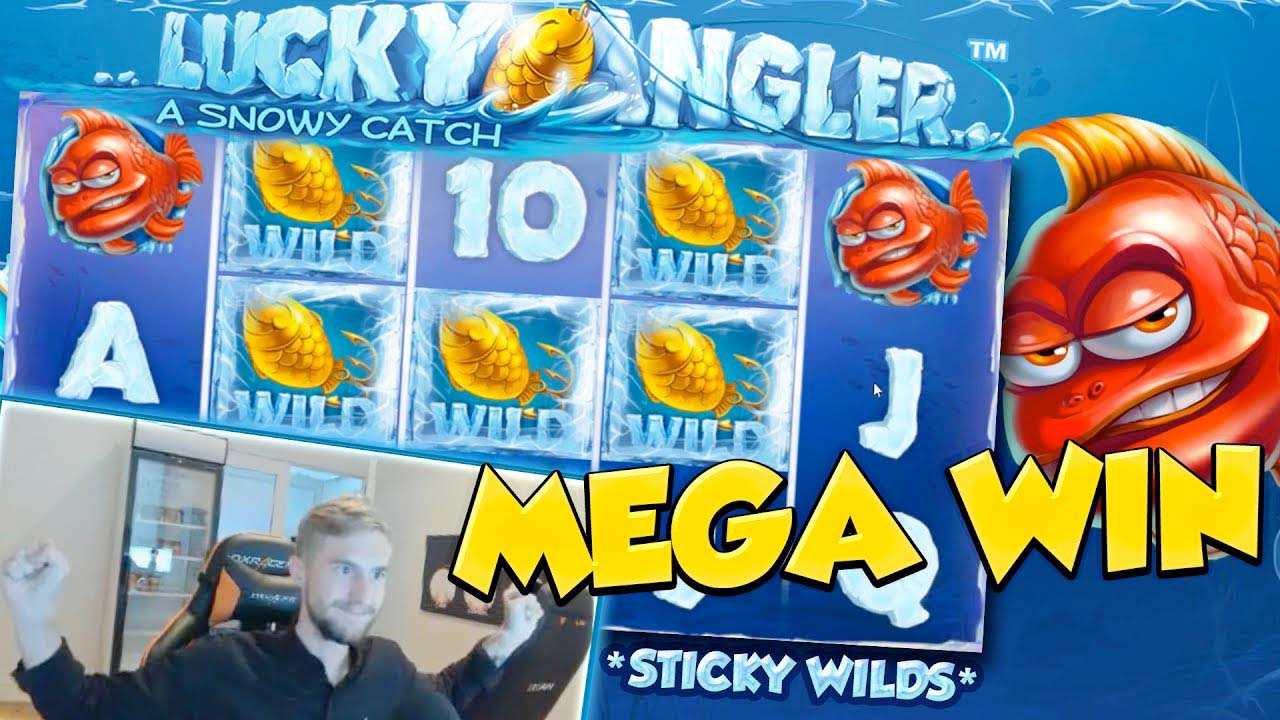 Screenshot of the Lucky Angler slot by NetEnt