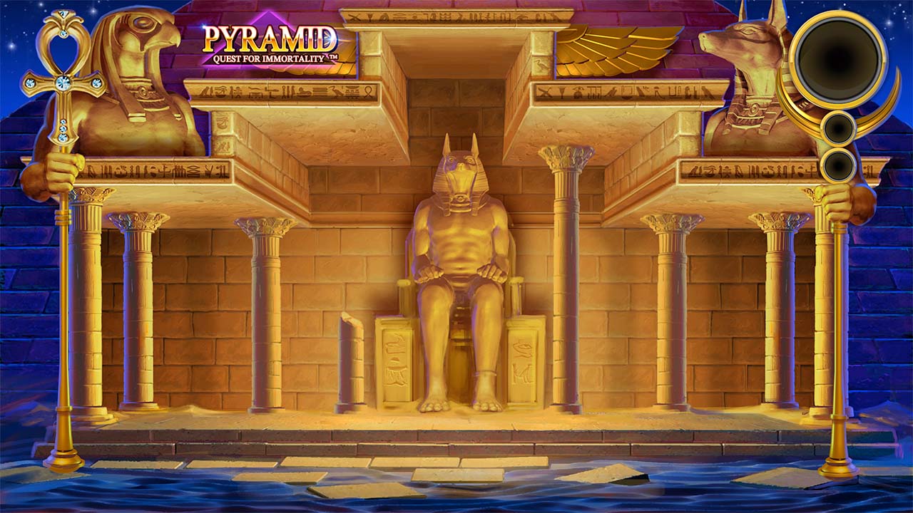 Screenshot of the Pyramid Quest for Immortality slot by NetEnt