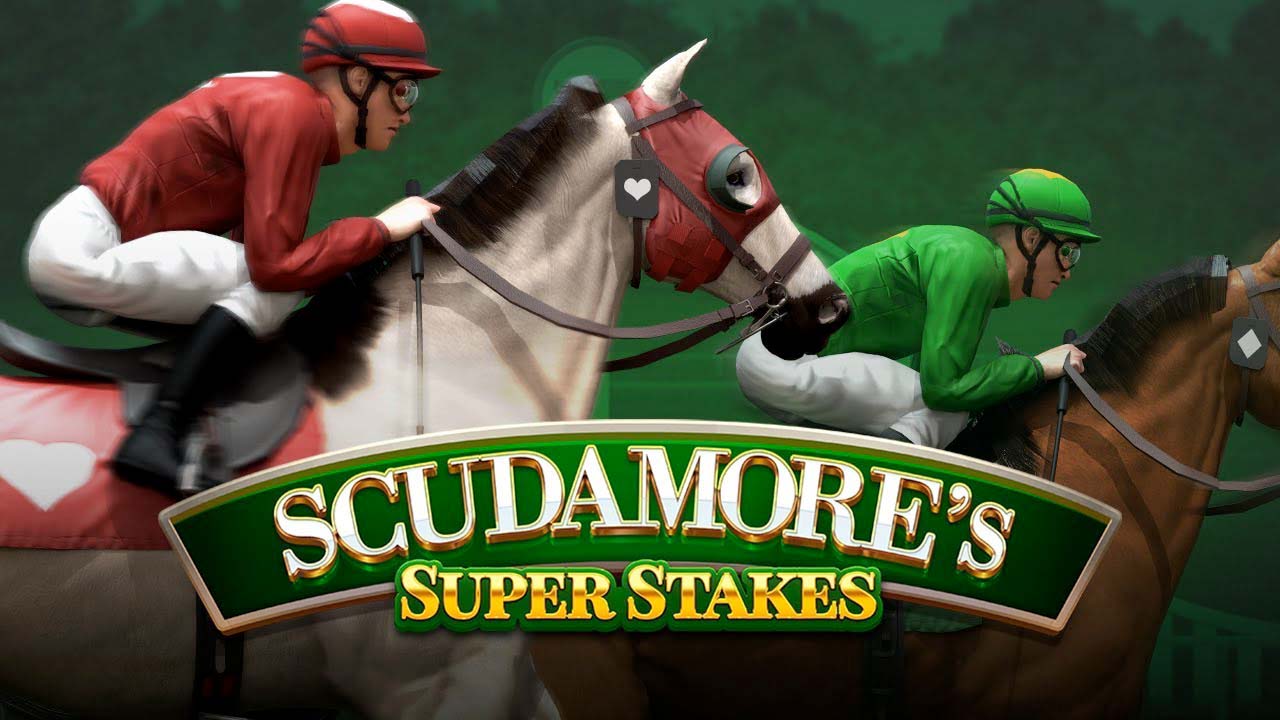 Screenshot of the Scudamores Super Stakes slot by NetEnt