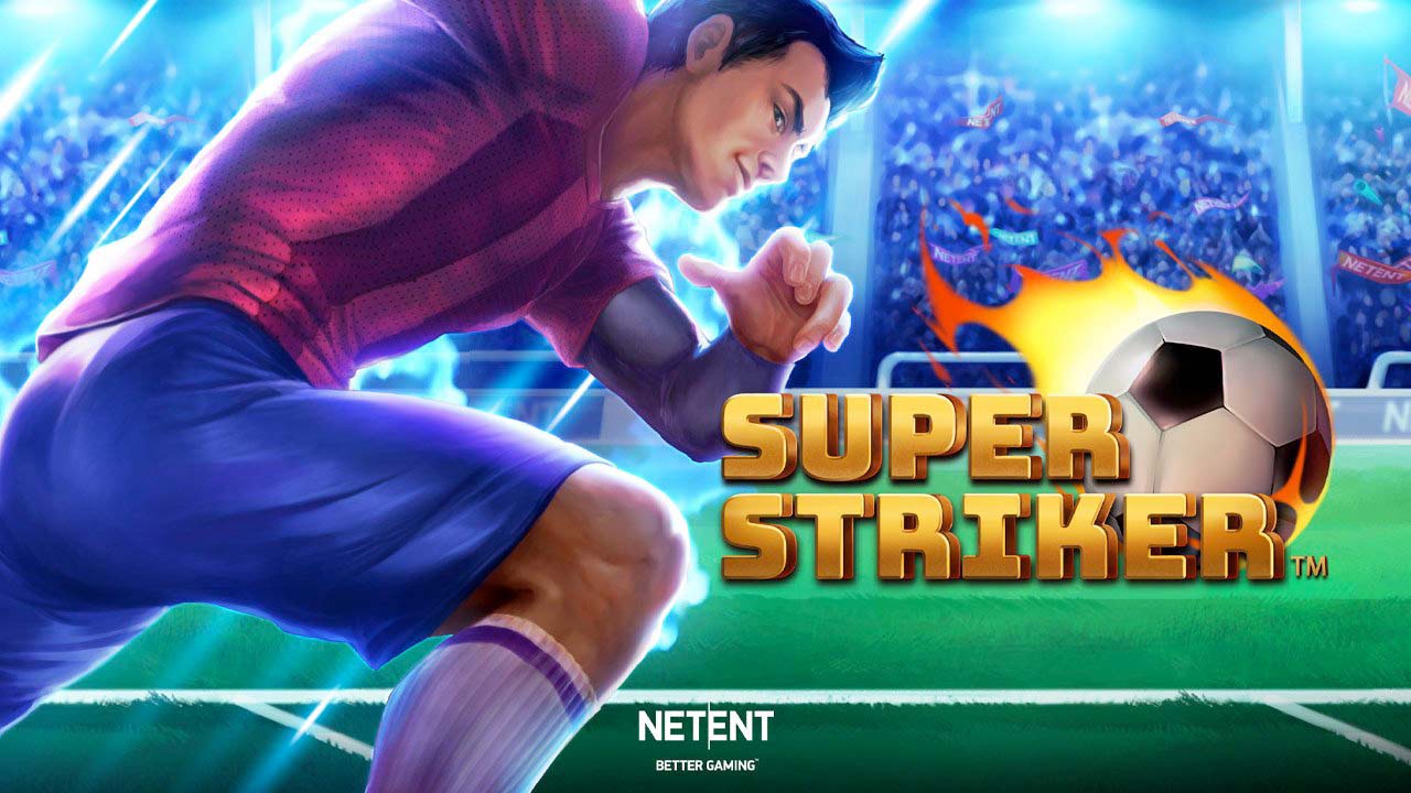 Screenshot of the Super Striker slot by NetEnt