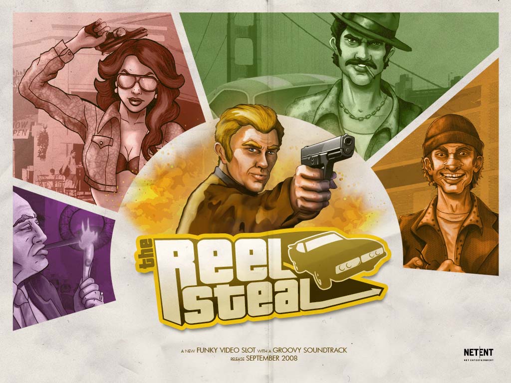 Screenshot of the The Reel Steal slot by NetEnt