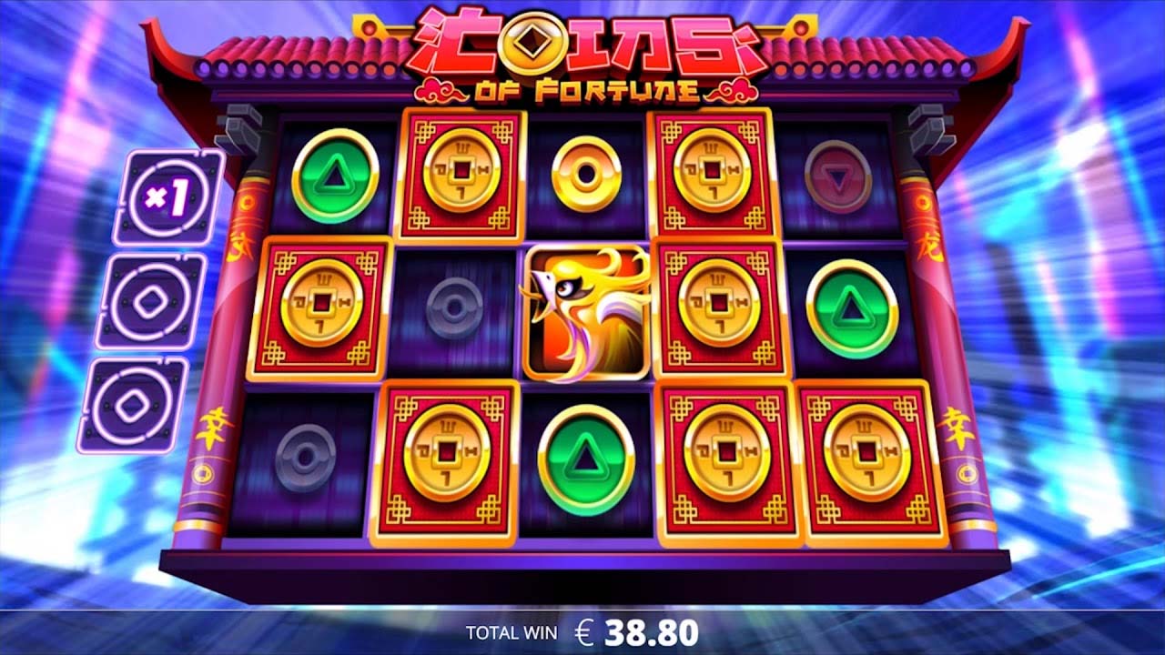 Screenshot of the Coins of Fortune slot by NoLimit City