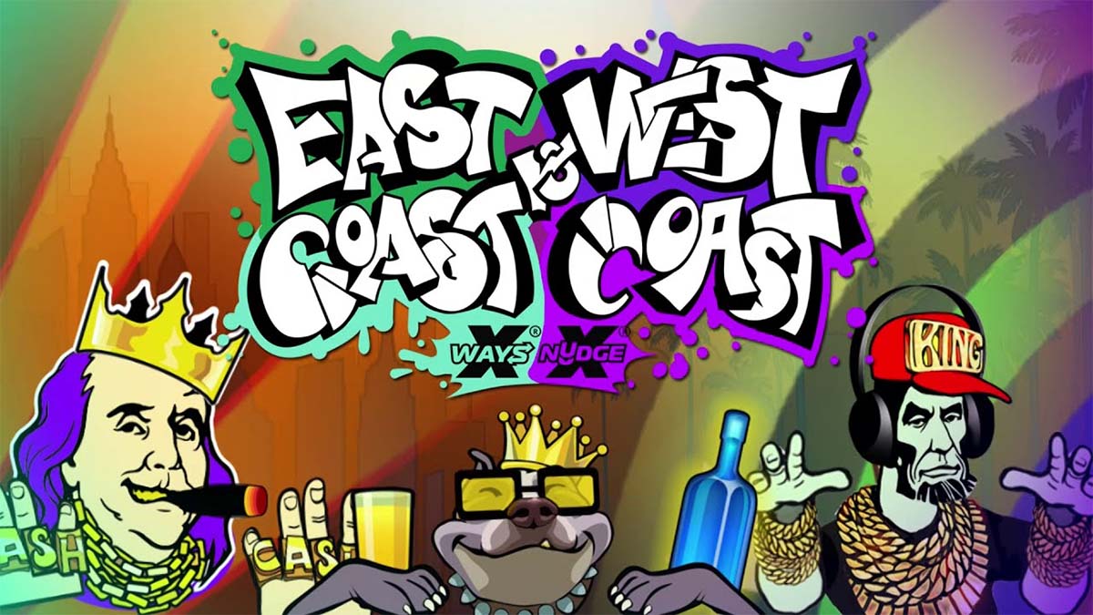 Screenshot of the East Coast Vs West Coast slot by NoLimit City