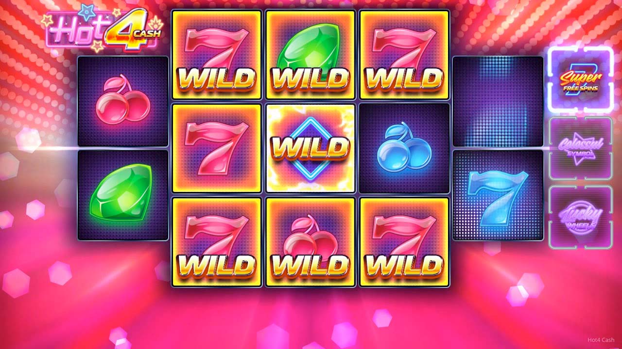 Screenshot of the Hot 4 Cash slot by NoLimit City