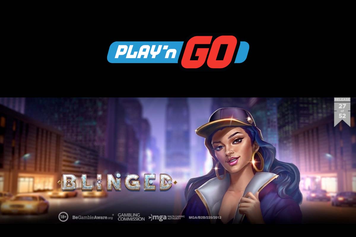 Screenshot of the Blinged slot by Play N Go