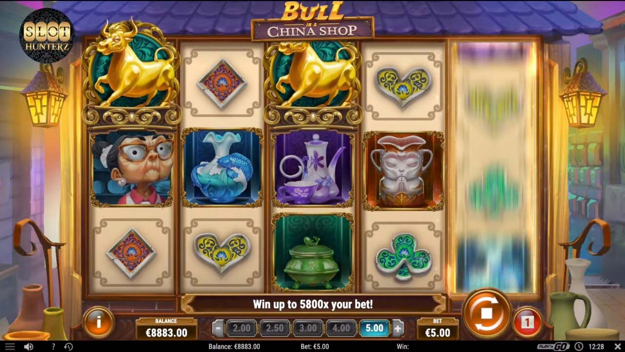 Screenshot of the Bull In A China Shop slot by Play N Go