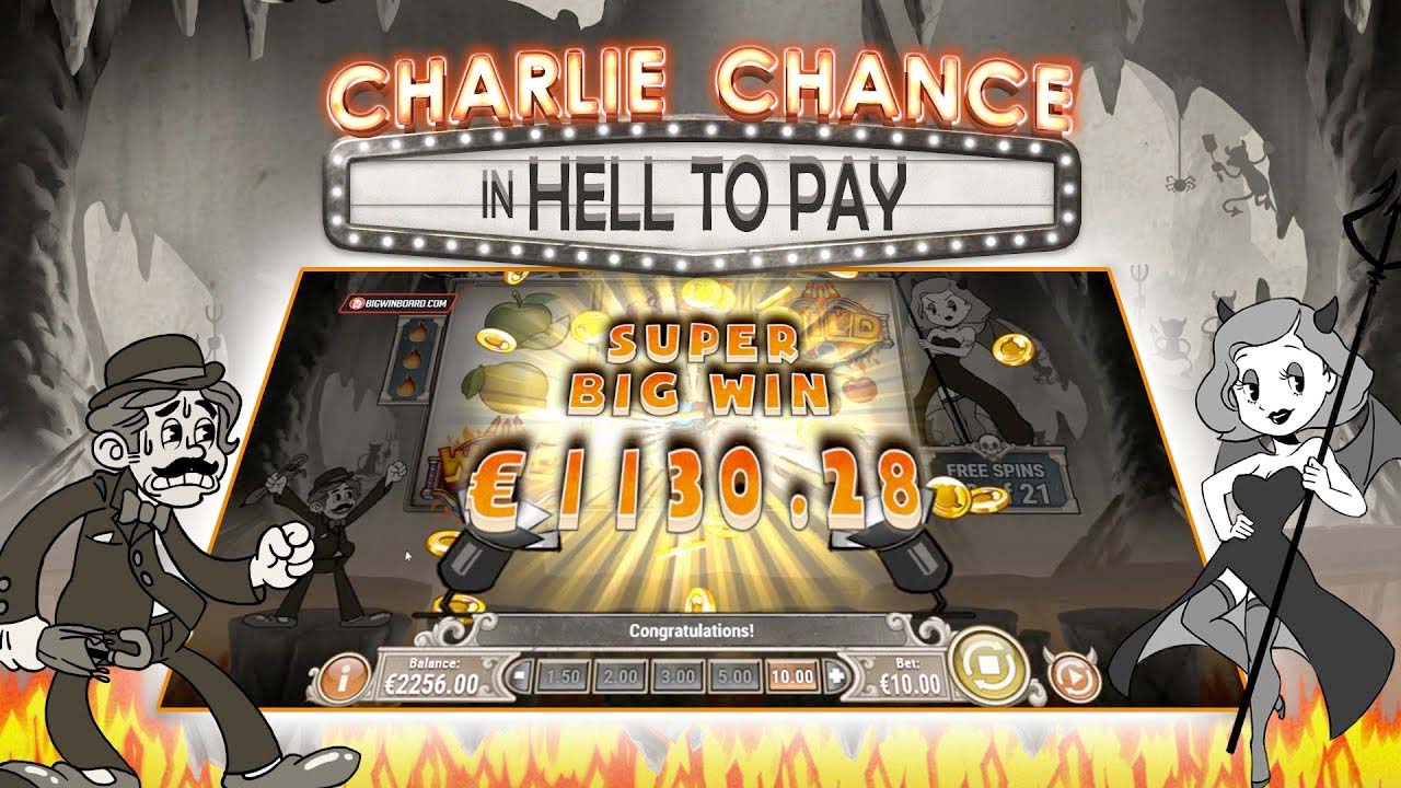 Screenshot of the Charlie Chance in Hell to Pay slot by Play N Go