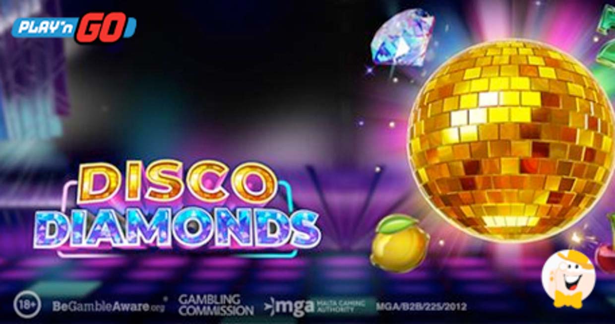 Screenshot of the Disco Diamonds slot by Play N Go