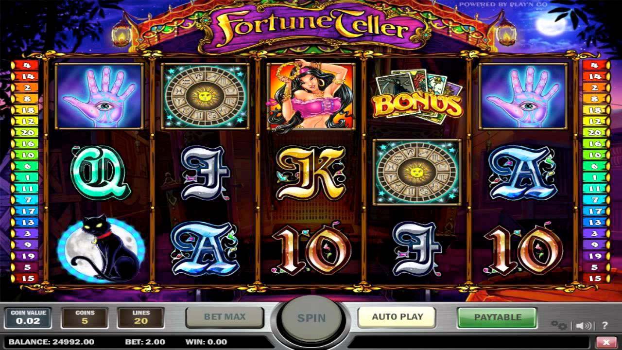 Screenshot of the Fortune Teller slot by Play N Go