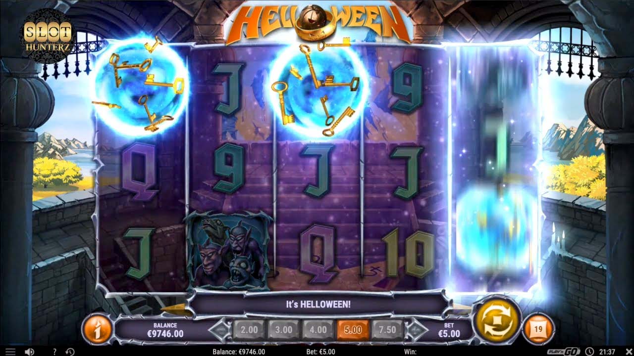 Screenshot of the Helloween slot by Play N Go