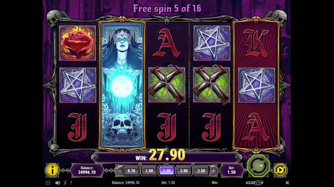 Screenshot of the House of Doom slot by Play N Go